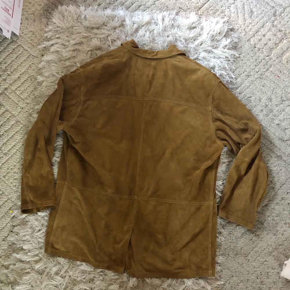 Suede Jacket With Cargo Pockets - image 3